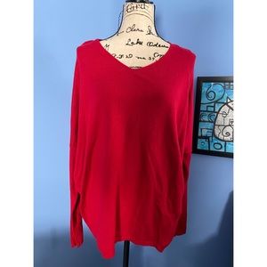 BOGO NWT Leo & Nicole Dashing Red Sweater XL